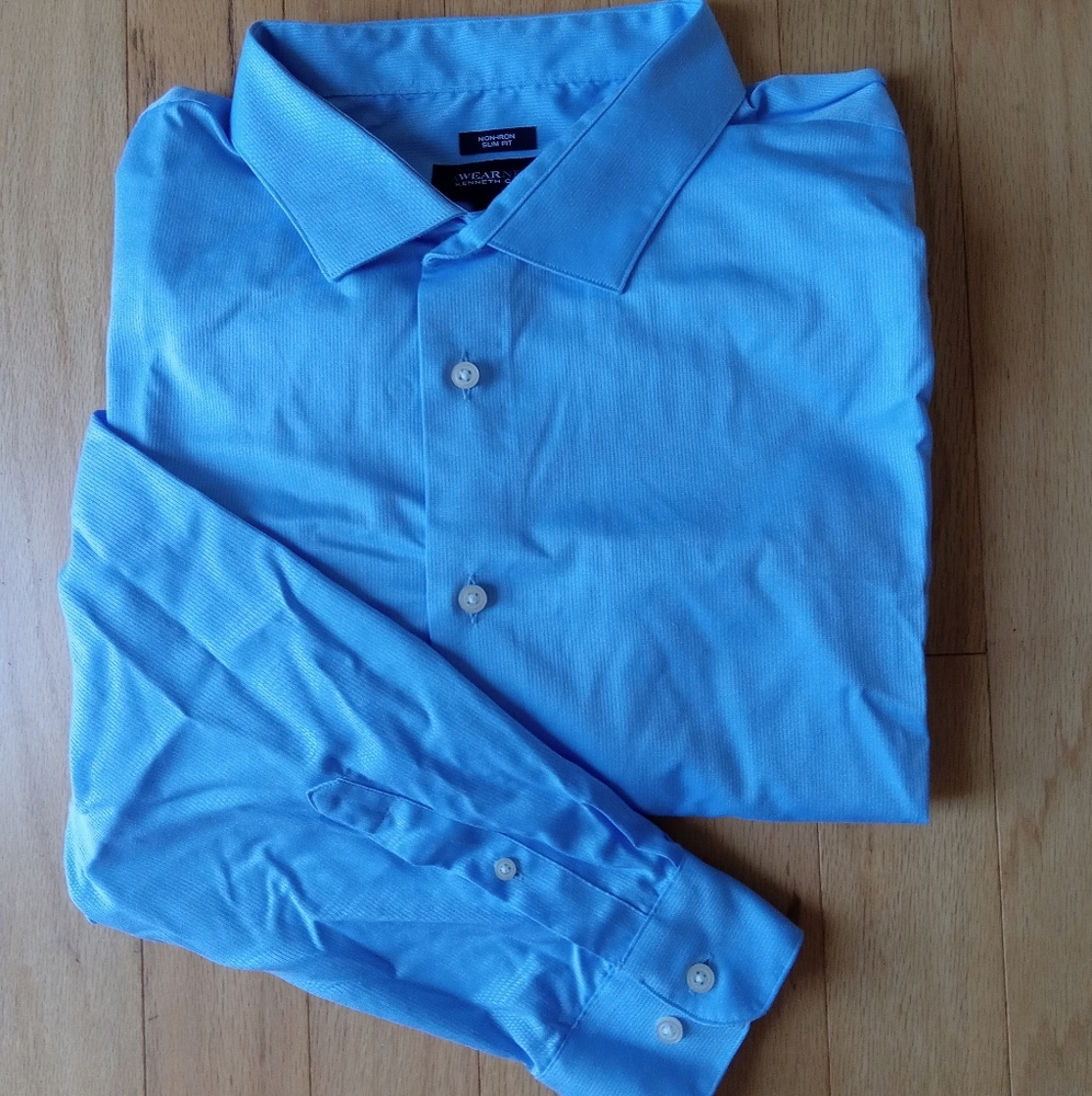 Men's Kenneth Cole 20 36/37 Tall Long Sleeve Shirt